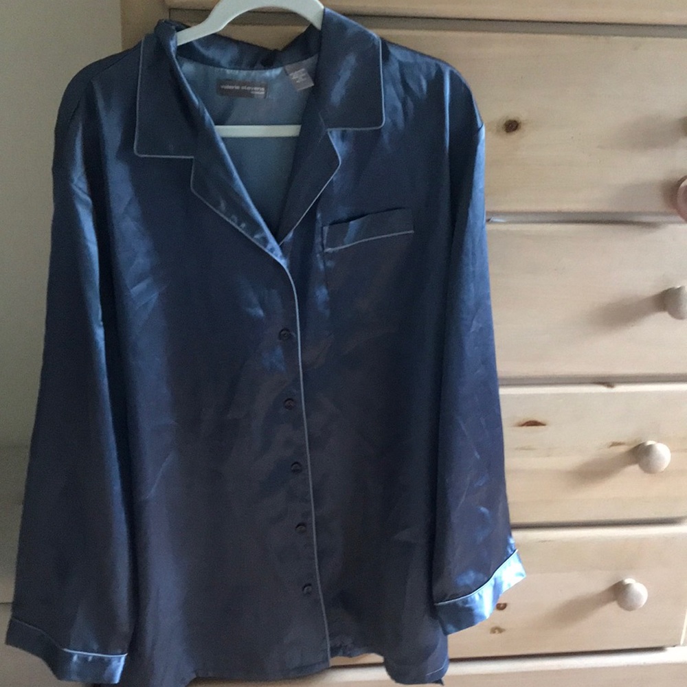 3 X Blue pajamas, top and pants